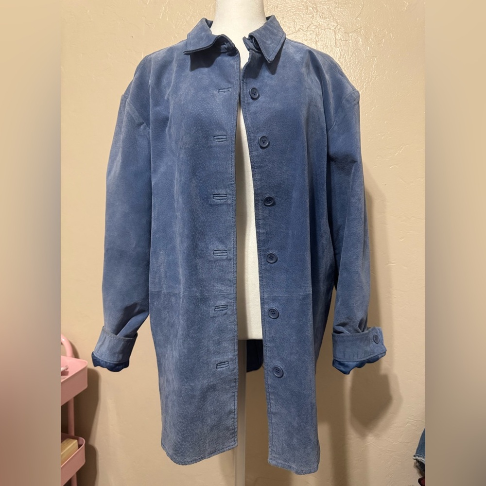 Bagatelle Blue leather Jacket for